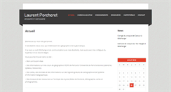 Desktop Screenshot of laurent-porcheret.fr